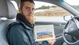 Watercolor Sketches from Alaska Plein Air Paintings on Location