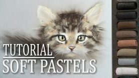 How to draw a kitten with soft pastels Easy drawing tutorial