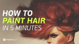 How to Paint Realistic Hair In Just 5 Minutes