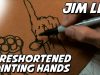 Jim Lee How To Draw Foreshortened Pointing Hands and Hoods