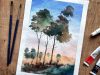 Quick amp Loose Watercolor LANDSCAPE Tutorial Paint with David