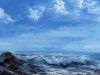 Storm Clouds amp Crashing Wave Oil Painting