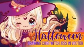 Drawing Time Halloween Witch Jess