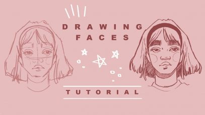How I Draw Faces Drawing Tutorial