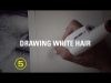 How to Draw White Hair With Pencil