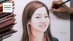 Speed Drawing TWICE Dahyun Drawing Hands