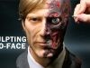 Two Face Sculpture Timelapse The Dark Knight