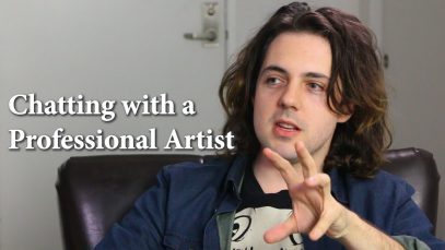 Chatting with a Professional Artist