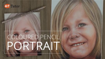 Coloured Pencil Tutorial Photo Realistic Portrait