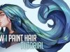 Digital Painting Tutorial How I paint hair