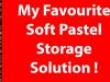 Pastel Storage Solution Box soft pastel storage