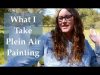 What I Take Plein Air Painting