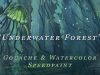 Gouache amp Watercolor SPEEDPAINT quotUnderwater Forestquot