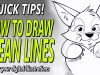 HOW TO DRAW CLEAN LINES with your digital art QUICK TIP