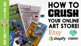 How To Crush Your Online Art Store Etsy Storenvy Shopify etc
