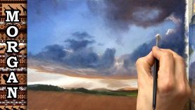 How to Paint Clouds Tutorial speed painting Jason Morgan Art