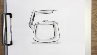 How to Sketch a Tea Kettle with the Tip and Side of a Pencil