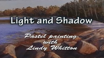 Painting shadows on a beach Pastel Painting Course 31
