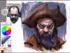 Pirate Self Portrait In Sketchbook Pro