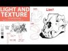 TEXTURE DRAWING IN SHAPE AND LIGHT