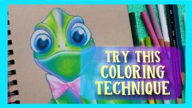 Try this COLORING TECHNIQUE Shadows into Color @dramaticparrot