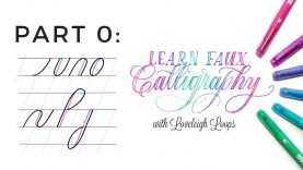 Faux Calligraphy Intro amp Basic Shapes
