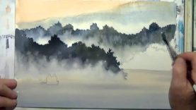 How to Paint Fog With Watercolor