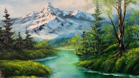 Landscape Painting Tutorial Hidden Lakes Paintings By Justin