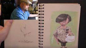 Cartooning and Markers with Will Terrell Lesson 1 Keeping a Sketchbook