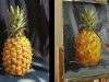 Painting a Pineapple in Oil
