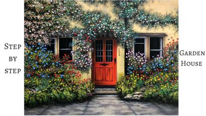 Garden House STEP by STEP Acrylic Painting ColorByFeliks