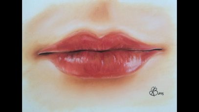 HOW TO Working in Chalk Pastel quotLipsquot