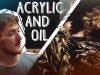 How to Use ACRYLIC and OIL on the SAME PAINTING