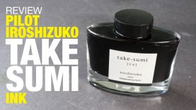 Ink Review Take Sumi Pilot Iroshizuku series