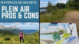 Pros amp Cons of Plein Air Watercolor Painting