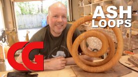 Sculpture from Ash Wood Art Woodturning