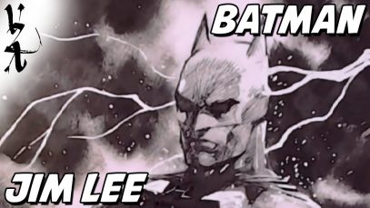 Jim Lee drawing Batman Arkham Origins