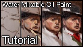 Portrait Painting Tutorial Anders Zorn Paint Along Water Mixable Oil Paint