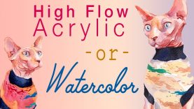 Acyrlic Ink vs Watercolor Which is better