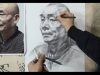 Realistic Pencil Drawing Portrait Old men