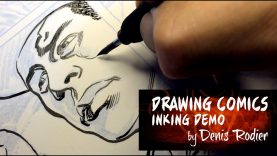 Worker 2 Comics Inking Demo Démo encrage BD