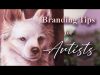 BRANDING Tips for ARTISTS Take Your Business to the Next Level Pomchi Painting Time lapse