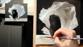 Closed Grisaille Indirect Painting Video by Sadie Valeri