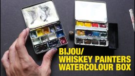 Review Bijou or Whiskey Painters Watercolor Palette Box