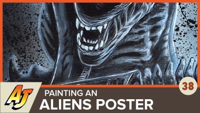 Artcast 38 Aliens Painting