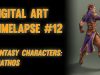 Digital Art Timelapse 12 Fantasy Characters Prathos