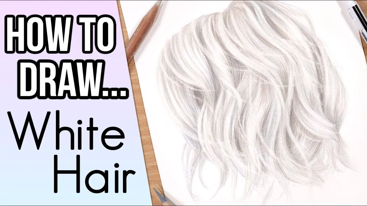 How to Draw Hair with Colored Pencils