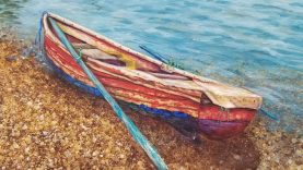 Rustic Boat Acrylic Painting LIVE Tutorial