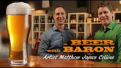 A Beer with Baron Artist Matthew James Collins