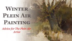 Artist in the Landscape Winter Plein Air Painting 2018